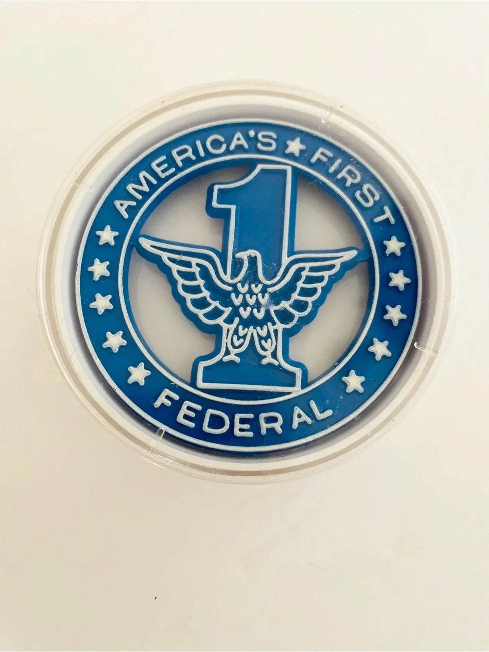 Vintage Crown Plastics America's First Federal Coasters Eagles 4 Coasters USA